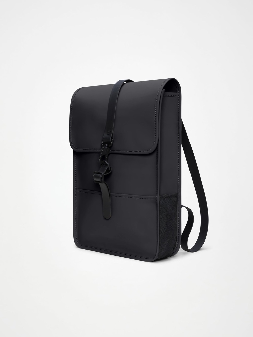 Rains Black Waterproof Backpack Mini